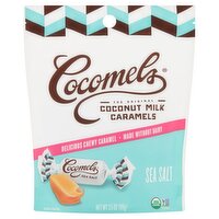 Cocomels Sea Salt Coconut Milk Caramels Candy, 3.5 oz