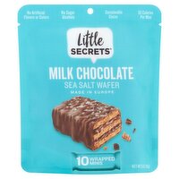 Little Secrets Milk Chocolate Cremè Mini Crispy Wafers in Milk Chocolate, 3.5 oz