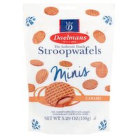 Daelmans Caramel Stroopwafels Minis, 5.29 oz