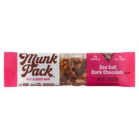 Munk Pack Sea Salt Dark Chocolate Flavored Nut & Seed Bar, 1.23 oz