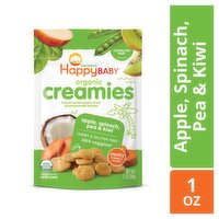 Happy Baby Organics Organic Creamies Baby Food, 1 oz