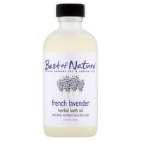 Best of Nature French Lavender Herbal Bath Oil, 4 fl oz