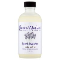 Best of Nature French Lavender Herbal Bath Oil, 4 fl oz