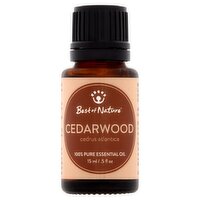 Best of Nature Cedarwood 100% Pure Essential Oil, .5 fl oz