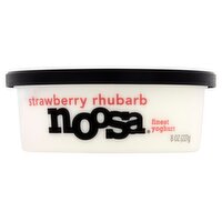 Noosa Strawberry Rhubarb Finest Yoghurt, 8 oz, 8 Ounce