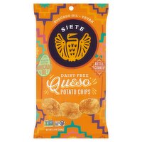 Siete Dairy Free Queso Kettle Cooked Potato Chips, 5.5 oz