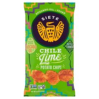 Siete Chile Lime Kettle Cooked Potato Chips, 5.5 oz