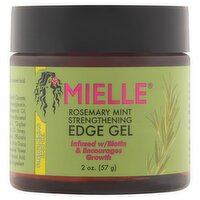 Mielle Rosemary Mint Strengthening Edge Gel, 2 oz