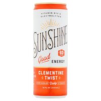 Sunshine Clementine Twist Energy Drink, 12 fl oz