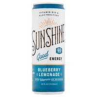 Sunshine Blueberry Lemonade Good Energy Drink, 12 fl oz