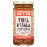 Brooklyn Delhi Mild Tikka Masala Indian Simmer Sauce, 12 oz, 6 count