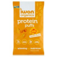 Iwon Organics Cheddar Cheese Protein Puffs, 5 oz