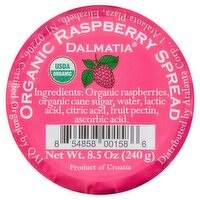 Dalmatia Gluten Free Organic Raspberry Spread, 8.5 oz