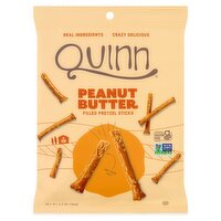 Quinn Peanut Butter Filled Pretzel Sticks, 6.5 oz