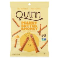 Quinn Peanut Butter & Honey Filled Pretzel Sticks, 6 oz