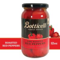 Botticelli Fire Roasted Red Peppers, 12 oz