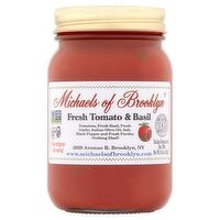Michaels of Brooklyn Fresh Tomato & Basil Sauce, 16 oz