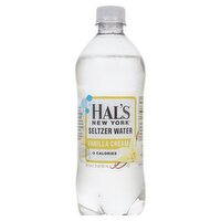 Hal's New York Vanilla Cream Seltzer Water, 20 fl oz