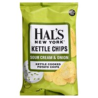 Hal's New York Sour Cream & Onion Kettle Cooked Potato Chips, 2 oz