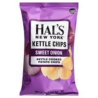 Hal's New York Sweet Onion Kettle Cooked Potato Chips, 2 oz