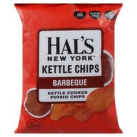 Hal's New York Barbeque Kettle Cooked Potato Chips, 8 oz