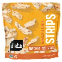 Alpha Homestyle Chik'n Strips, 8 oz