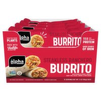 Alpha Steakless Ranchero Burrito, 5 oz