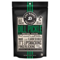 Pop Daddy Pretzels Dill Pickle Pretzel Sticks, 7.5 oz