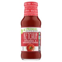 Primal Kitchen Organic and Unsweetened Ketchup, 11.3 oz