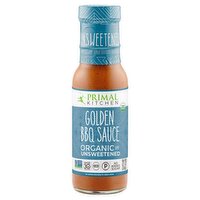 Primal Kitchen Organic and Unsweetened Golden BBQ Sauce, 8.5 oz