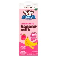 Mooala Organic Strawberry Banana Milk, 32 fl oz