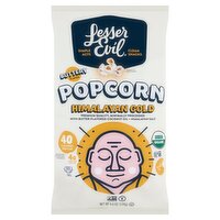 LesserEvil Buttery Flavor Himalayan Gold Popcorn, 4.6 oz