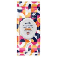 Pet Life Unlimited Bergamot Apple Cleansing Dog Wipes, 40 count