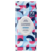 Pet Life Unlimited Cleansing Dog Wipes, 72 count