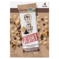 Perfect Bar Dark Chocolate Chip Peanut Butter with Sea Salt Protein Bar, 2.3 oz, 4 count