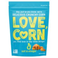 Love, Corn Salt & Vinegar Delicious Crunchy Corn, 4 oz