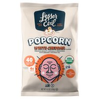 LesserEvil White Cheddar Flavor Popcorn, 4.6 oz