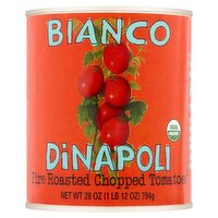 Bianco DiNapoli Fire Roasted Chopped Tomatoes, 28 oz