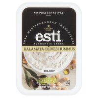 Esti Esti Authentic Greek Kalamata Olives Hummus, 10 oz, 10 Ounce 