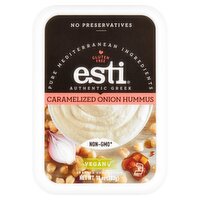 Esti Authentic Greek Caramelized Onion Hummus, 10 oz, 10 Ounce