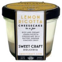 Sweet Craft Dolceria Lemon Ricotta Cheese Cake in a Jar, 3 oz