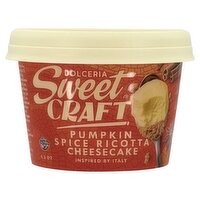 Sweet Craft Dolceria Pumpkin Spice Ricotta Cheesecake, 4.2 oz