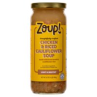 Zoup! Light & Brothy Chicken & Riced Cauliflower Soup, 16 oz
