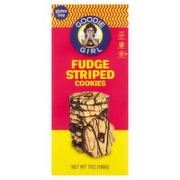 Goodie Girl Fudge Striped Cookies, 7 oz