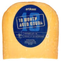 Artikaas 18 Month Aged Gouda Cheese, 6 oz