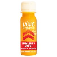 Vive Organic Immunity Boost Ginger & Turmeric Dietary Supplement, 2 fl oz