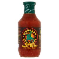 Dinosaur Bar-B-Que Roasted Garlic Honey Bar-B-Que Sauce, 19 oz, 19 Ounce