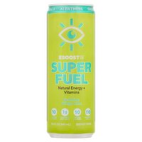 EBoost Super Fuel Sparkling Ginger Lime Energy Drink, 11.5 fl oz