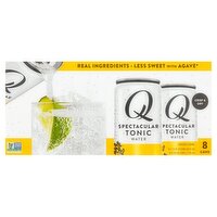 Q Spectacular Tonic Water, 7.5 fl oz, 8 count, 60 Fluid ounce