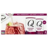 Q Spectacular Ginger Beer, 7.5 fl oz, 8 count, 60 Fluid ounce